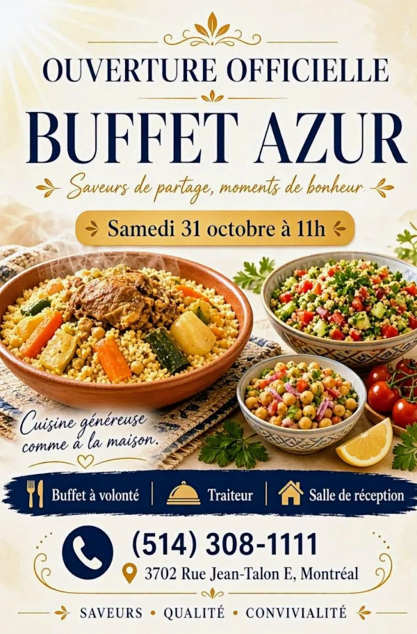 Buffet Azur, Montréal