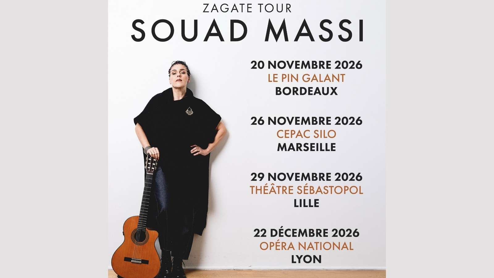 Souad Massi - Zagate Tour